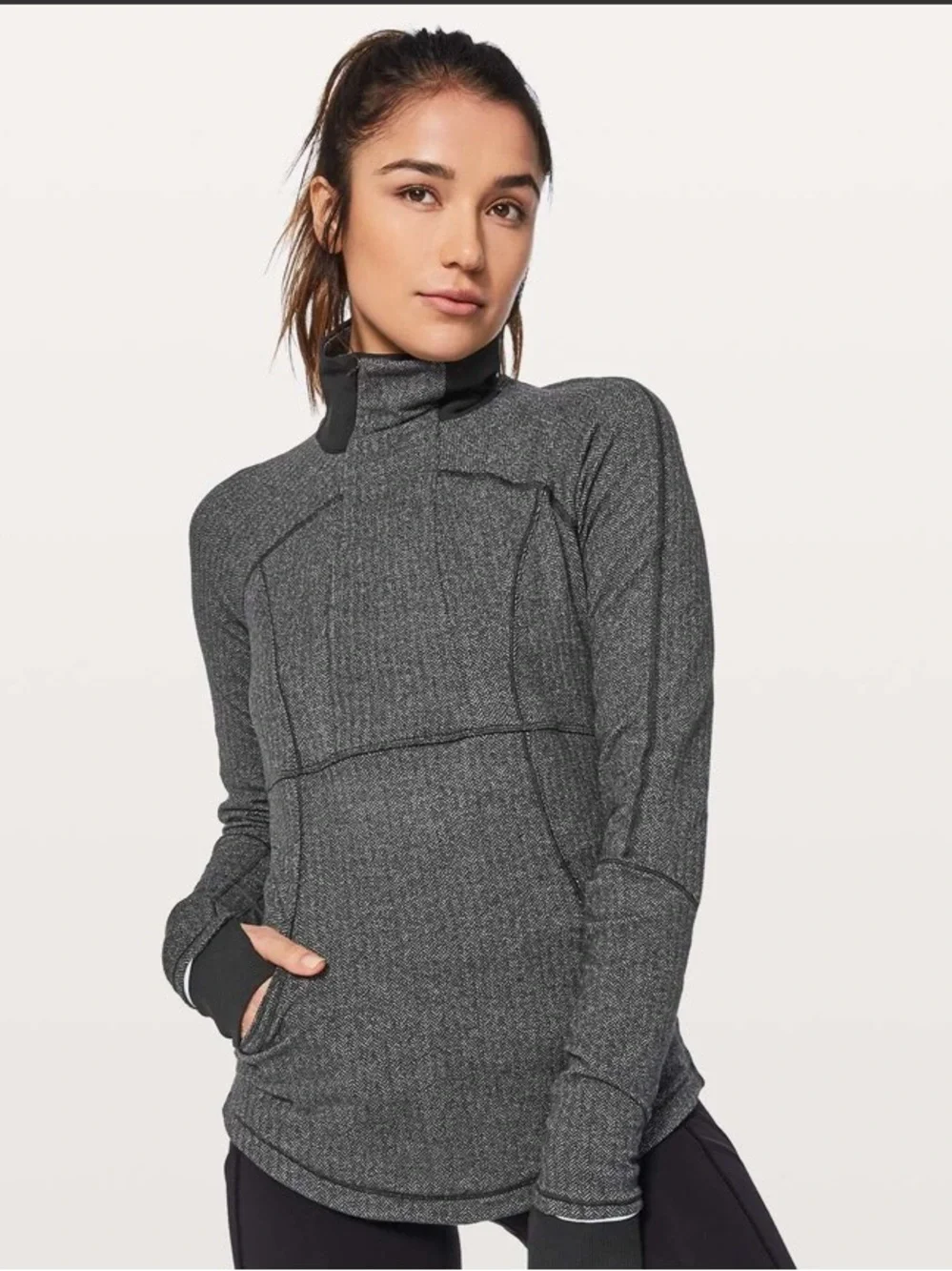 lululemon athletica Lululemon Base Runner 1/2 Zip
